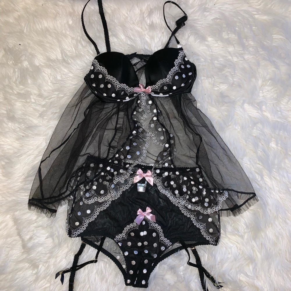 Victoria’s Secret Very Sexy Polka Dot Lingerie S